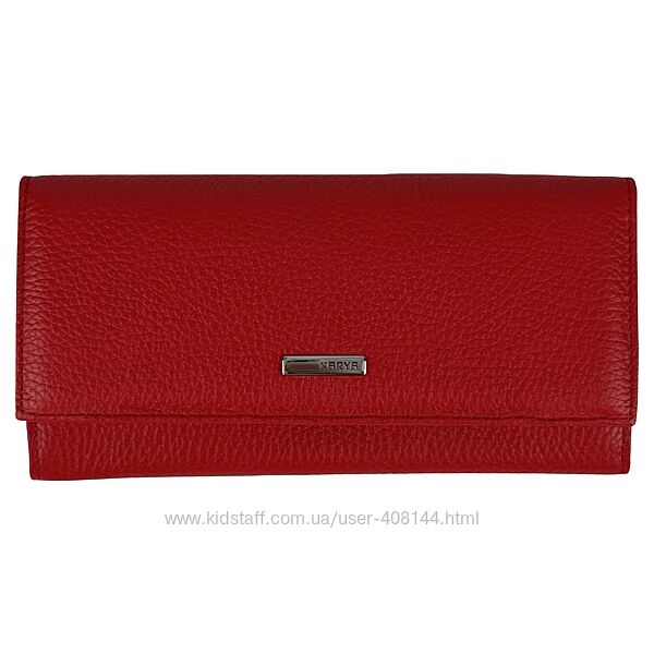 Гаманець жіночий шкіряний Karya 1101-46-45 червоний всередині чорний