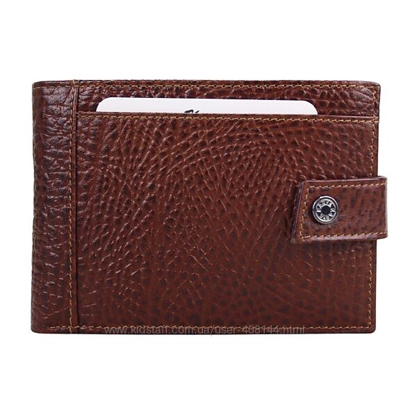Гаманець чоловічий шкіряний Karya 0456-07 коричневий