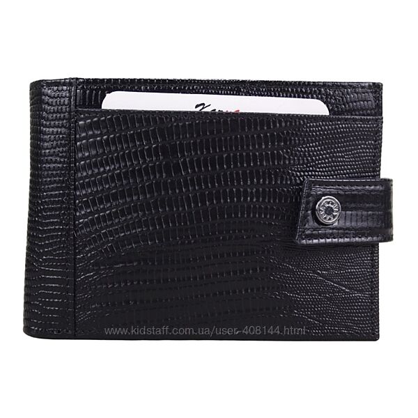 Гаманець чоловічий шкіряний Karya 0456-076 чорний
