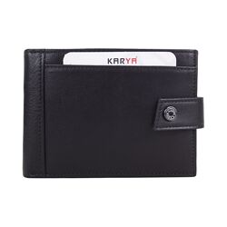 Гаманець чоловічий шкіряний Karya 0456-612 чорний