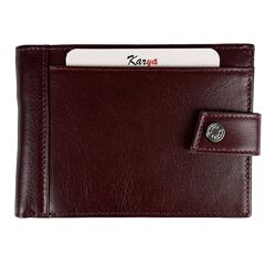 Гаманець чоловічий шкіряний Karya 0456-614 темно-коричневий
