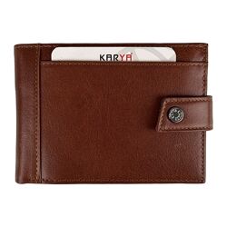 Гаманець чоловічий шкіряний Karya 0456-615 коричневий 