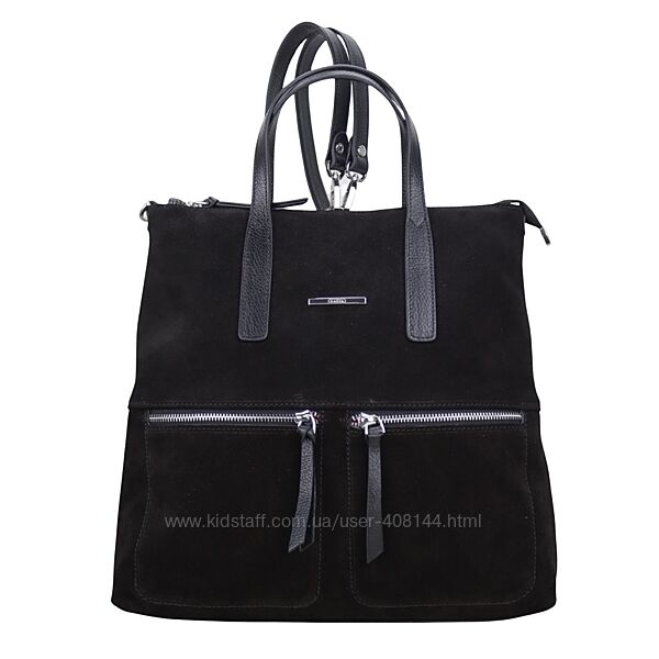 Рюкзак жіночий замшевий Karya 2479-6 чорний