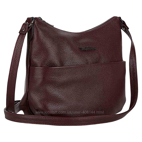 Сумка жіноча шкіряна Tony Bellucci 0072-1905 бордова