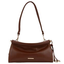 Сумка жіноча шкіряна Enzo Nori EN1114-252 коричнева
