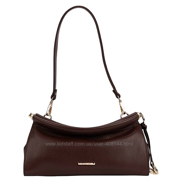 Сумка жіноча шкіряна Enzo Nori EN1114-256 шоколадна