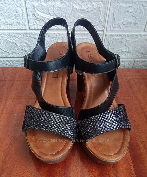 Жіночі босоніжки на підборах Lasocki, 38 розмір