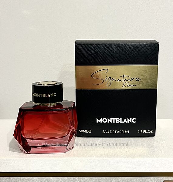 Mont Blanc Signature Elixir оригінал