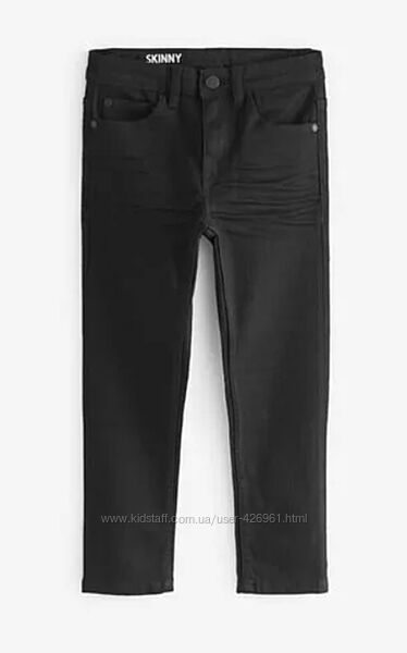 Чорні джинси штани skinny next на хлопчика 10 років