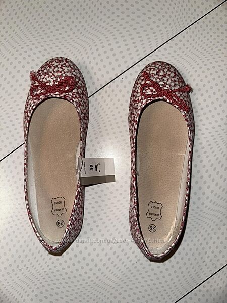 Балетки текстильні, розмір 39, маломірять, устілка 24,5 см