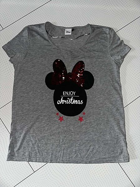 Новорічна жіноча футболка Disney, розмір М