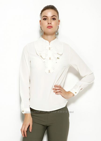 белая женская блузка MA&GI
