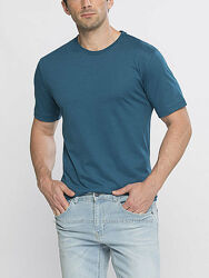 мужская футболка синяя LC Waikiki  ЛС Вайкики с круглым вырезом
