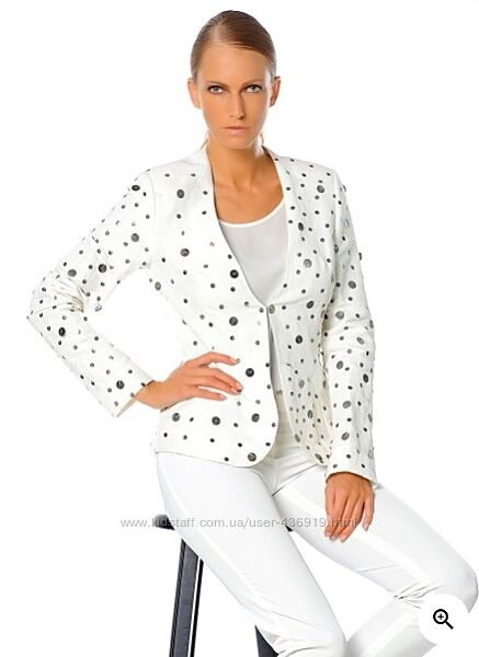 белый женский пиджак GIZIA, размер 40-42 L-XL, фирменная Турция, оригинал