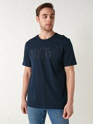 Синяя мужская футболка LC Waikiki/ЛС Вайкики Nautical Lifestyle