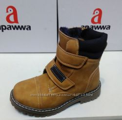 Зимние ботинки для мальчика 31-36 размер. Apawwa