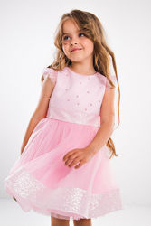 Нарядное платье Джия Suzie розовое для девочек 3-5 лет