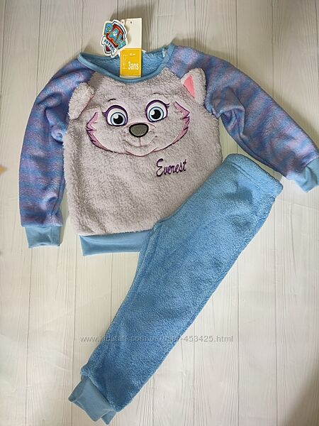 Теплая пижамка для девочки