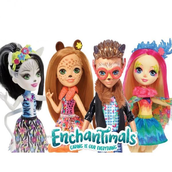 Куклы Энчантималс в ассортименте все герои Enchantimals  Оригинал