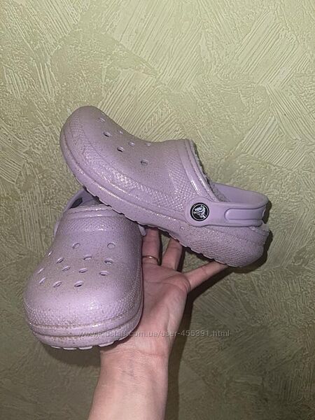 Утеплённые кроксы Crocs оригинал J1