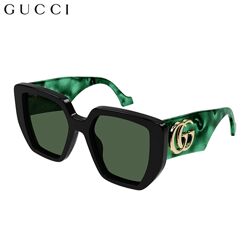 Брендовые очки изумрудные  Gucci GG 0956S- 001 - original outlet 
