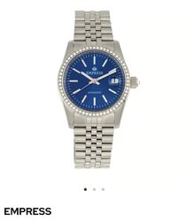 Super-sale-женские часы Empress Constance Automatic-Blue-с драгоцен. камням