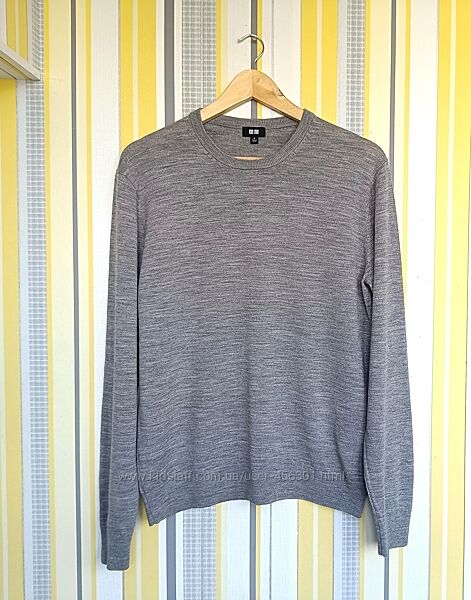 Светр р. M Uniqlo джемпер 100 вовна жіночий унісекс