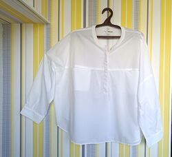 Сорочка р.18 євро р.46 Mistral рубашка блуза біла батал