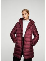 Пальто пуховик р. M Mango 100 пух куртка жіноча