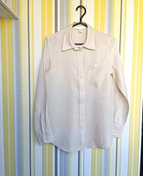 Сорочка р. XS-S H&M блуза рубашка льон лляна