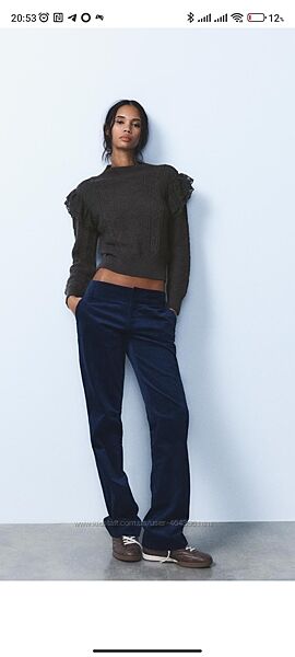 Брюки вельветовые Zara новые M, L