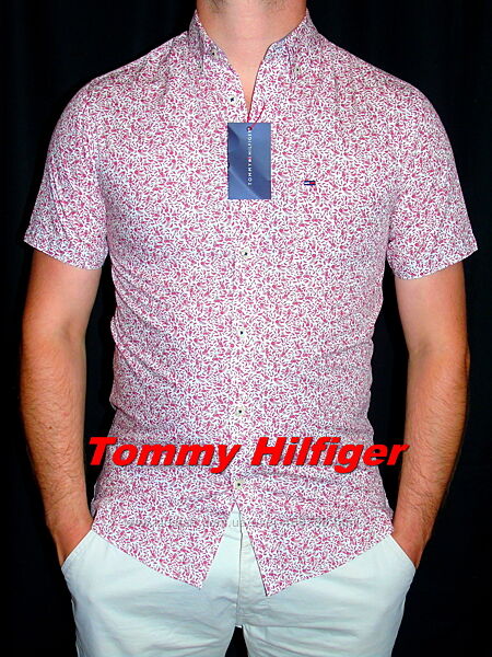 TOMMY HILFIGER  Шикарная брендовая рубашка -  S - M 
