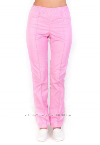 Медицинские штаны розовые XS 40 размер 