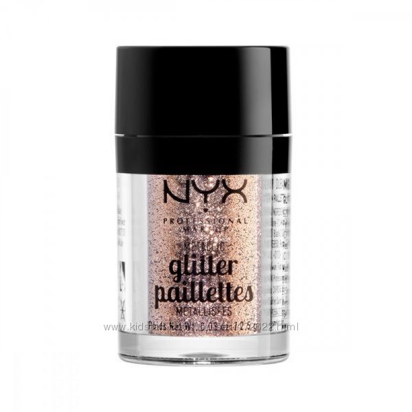 NYX Metallic Glitter глиттер для лица и тела 04 Goldstone