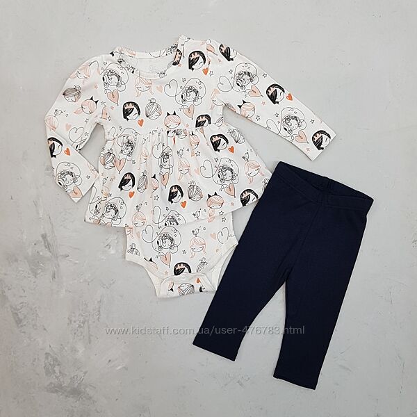 Комплект боді-сукня і лосини