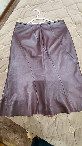 Кожаная юбка Mango 