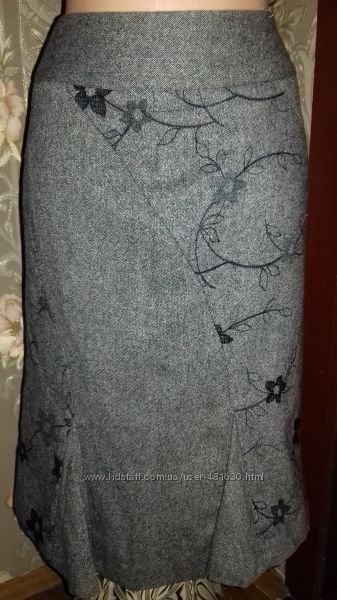  Шерстяная юбка  