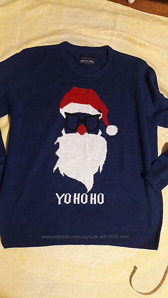 Чоловічий светр новорічна тематика