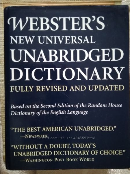 Webster&acutes new universal Unabridged dictionary
