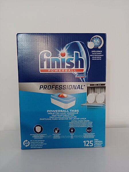 Таблетки  для посудомийних машин Finish  Powerball Professional 125шт  