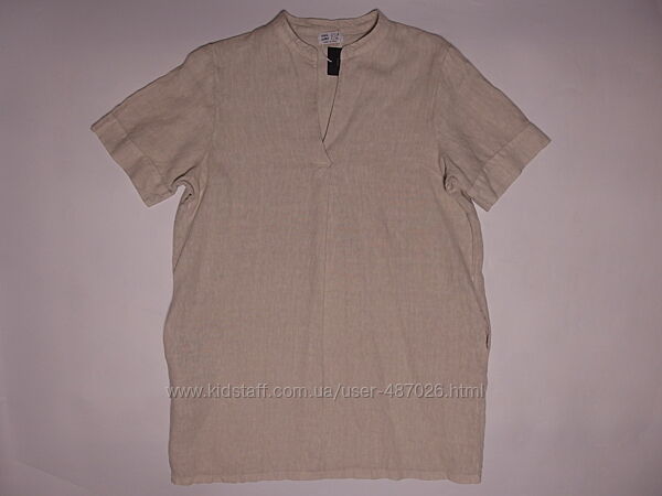 Льняное платье из натурального льна, made in Italy, eur-L размер наш 50-52