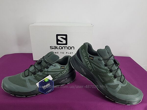Кроссовки Salomon Sense Ride Gore-tex eur-43 стелька 28,5 см на стопу 27,5 