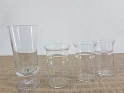 Набор из трех винтажных стеклянных чашек Bodum Bistro
