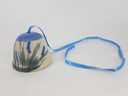 Винтажный керамический колокольчик, ручная работа