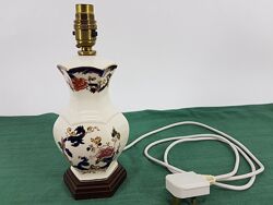 Винтажная настольная керамическая лампа  Mason´s Blue Mandalay