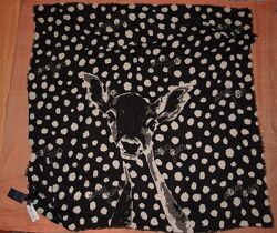 Шерстяной платок палантин Armani Jeans, made in Italy