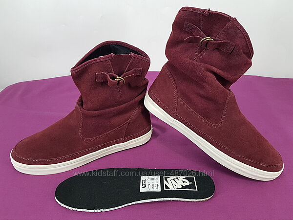 Замшевые ботинки сапоги Vans us-7 eur-37 стелька 23,5 см
