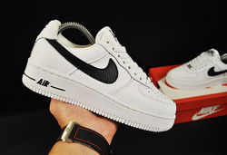 Зимние кроссовки Nike Air Force 1 белые, зима, мех