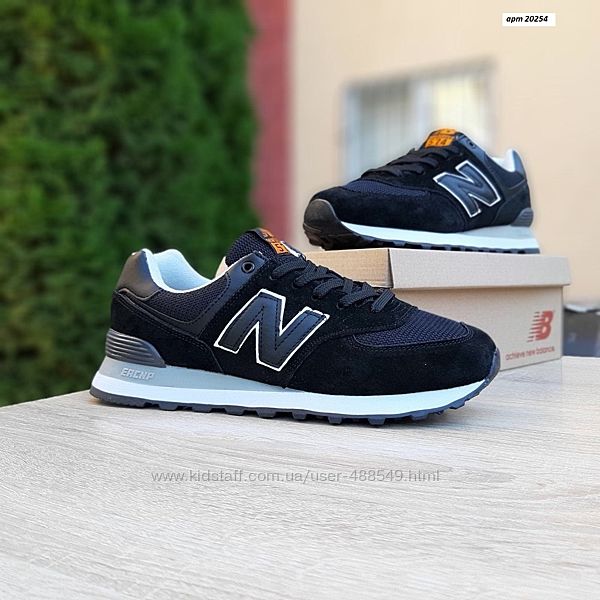 Кроссовки женские New Balance 574, черные 36-41р