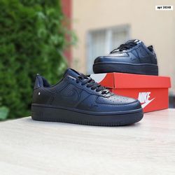 Кроссовки женские Nike Air Force 1, черные 36-41р